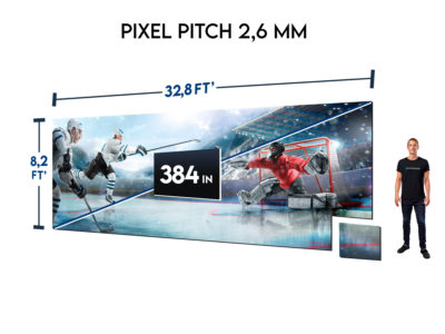 Video Wall 32.8′ x 8.2′ (P 2.6mm)