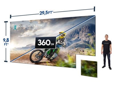Video Wall 29.5′ x 9.8′ (P 3.9mm)